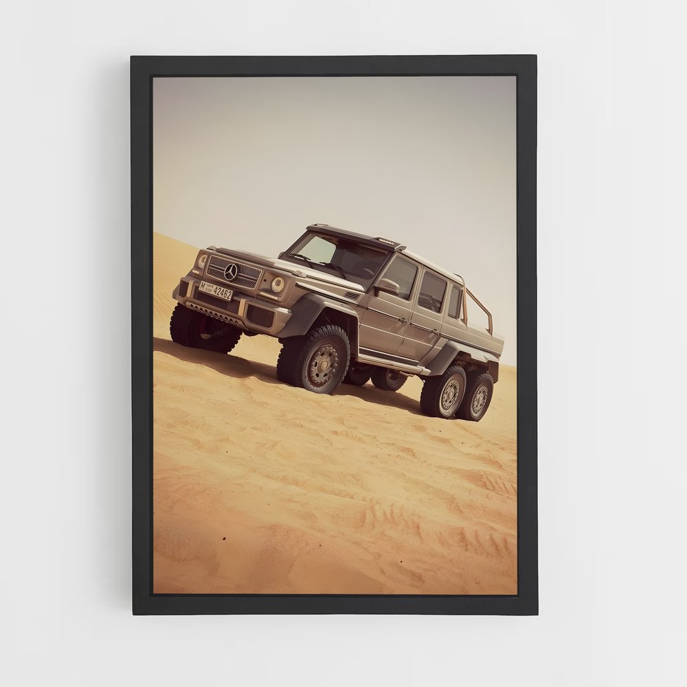Poster G63 Desert Adventure – affiche Mercedes (vue 2)